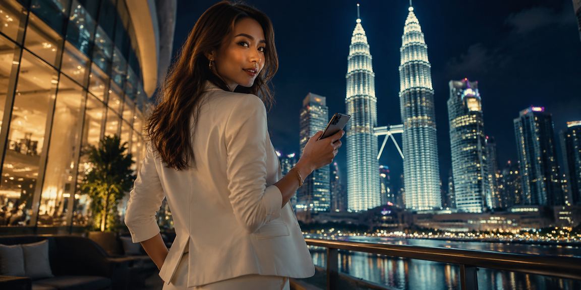 Pengguna Kuala Lumpur mengakses bonus imm13 melalui telefon bimbit